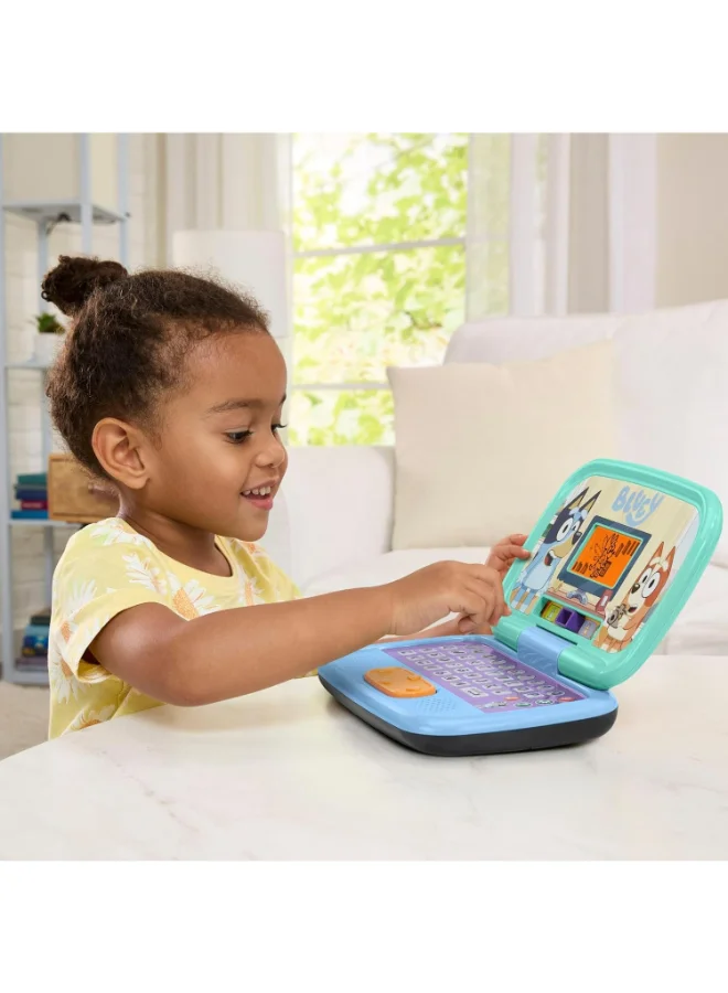 VTech Interactive Learning Laptop for Kids Educational Toy with 10 Games (Blue, 1 Unit) 4m3d2