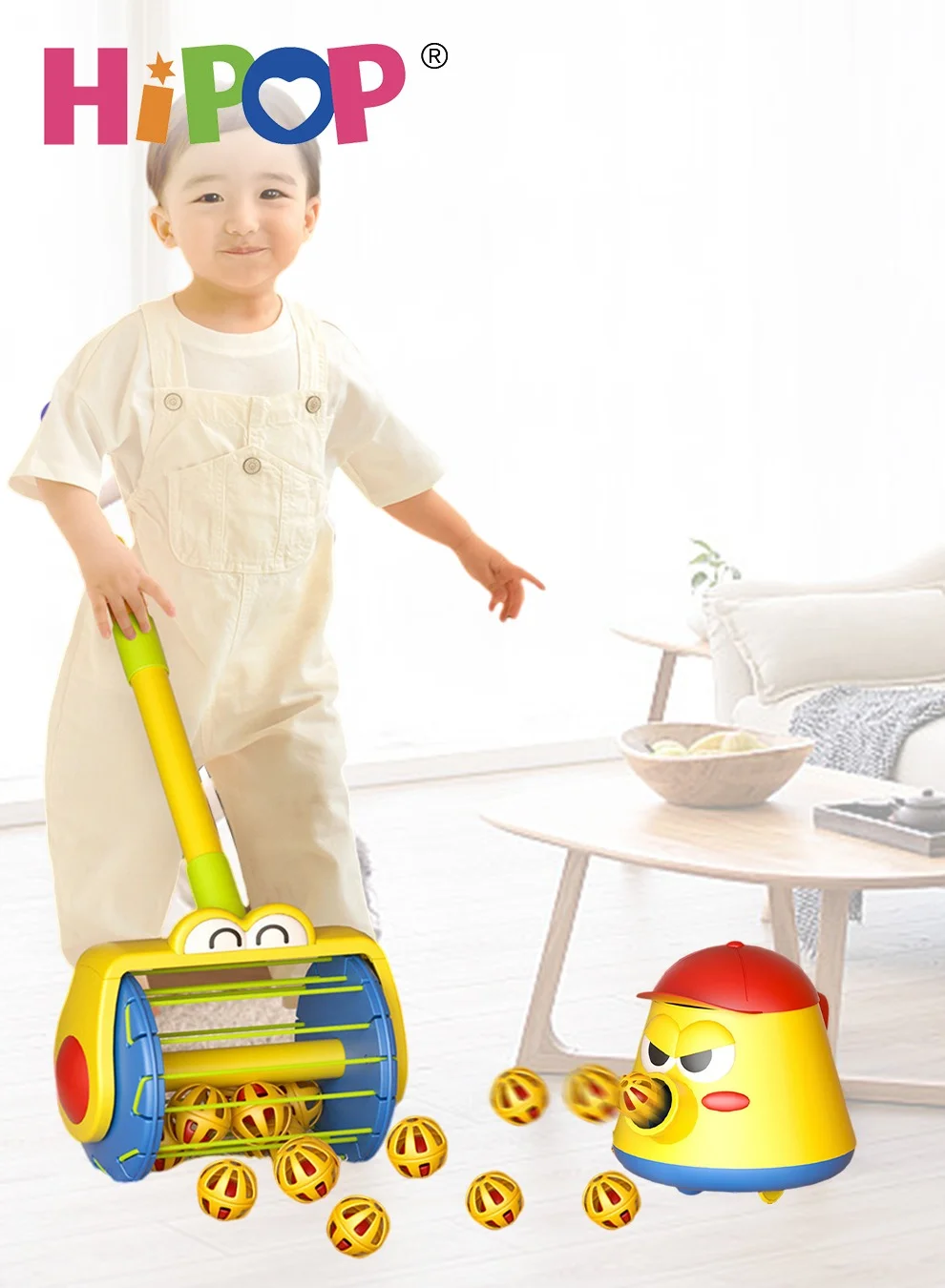 HIPOP Interactive Spinning Jet Puzzle Game for Toddlers (Educational Bell Collection Toy) zxfw1