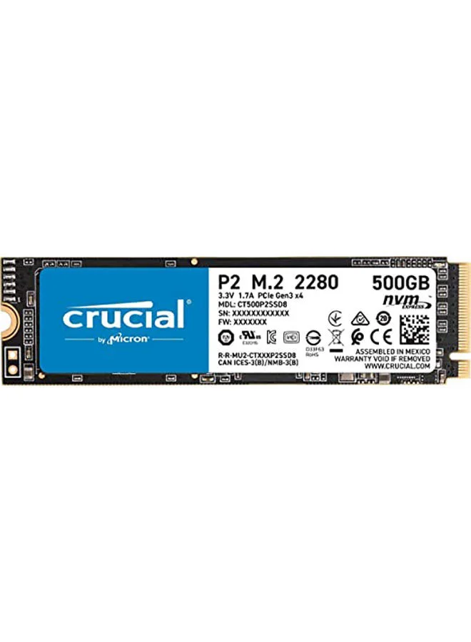 Premium Internal SSD NVMe PCIe M.2 Solid State Drive High-Speed Storage for Laptop and Desktop (500 GB) vm3ui
