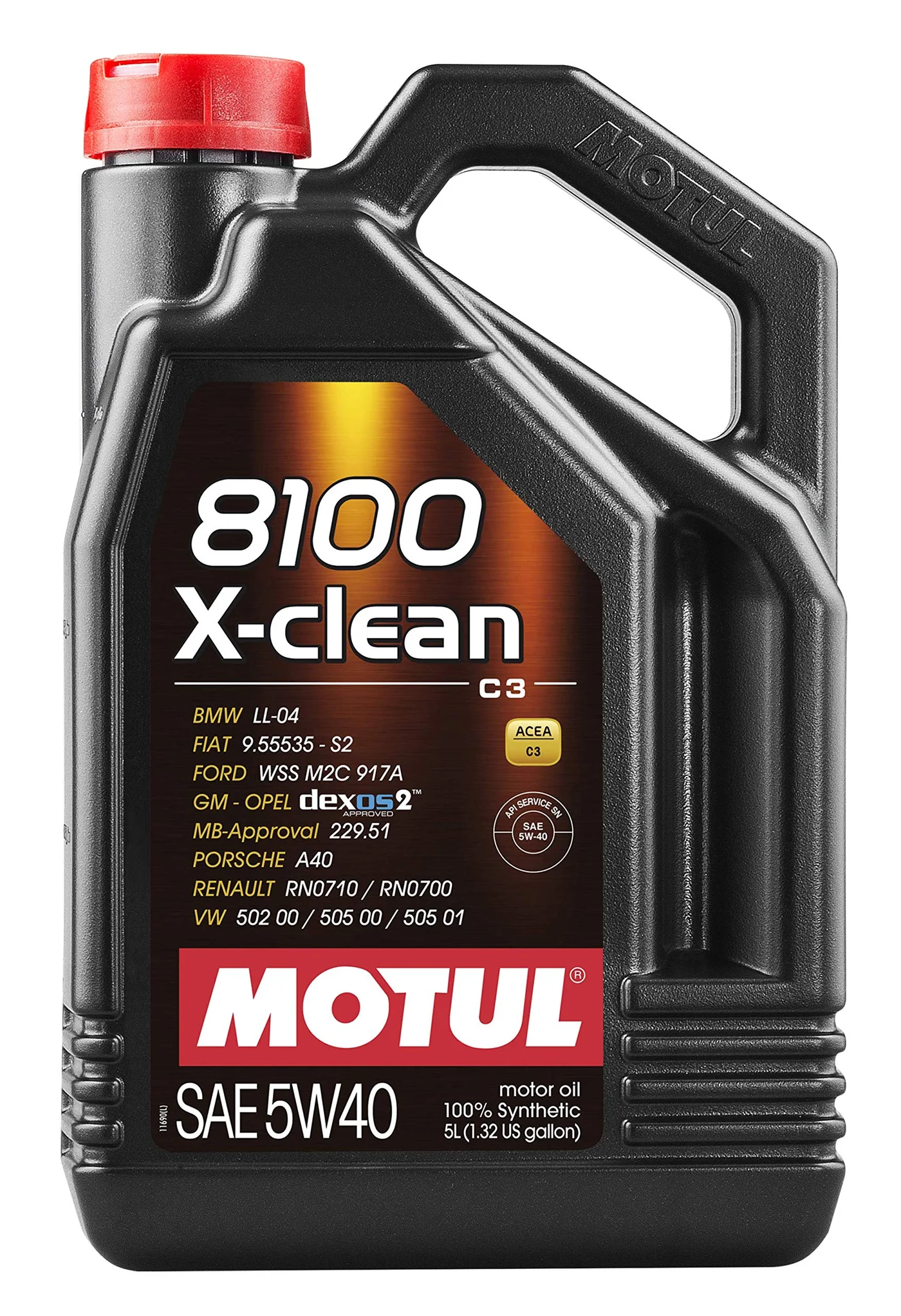 Premium Synthetic Engine Oil 5W40 High-Performance Lubricant for Gasoline and Diesel Engines (5 Liters) f9obd