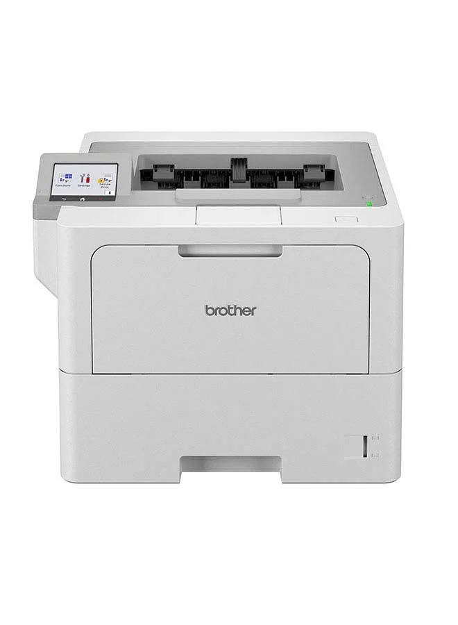 Premium Monochrome Laser Printer High-Speed Office Document Printing (White, Compact Design) 0a0i6