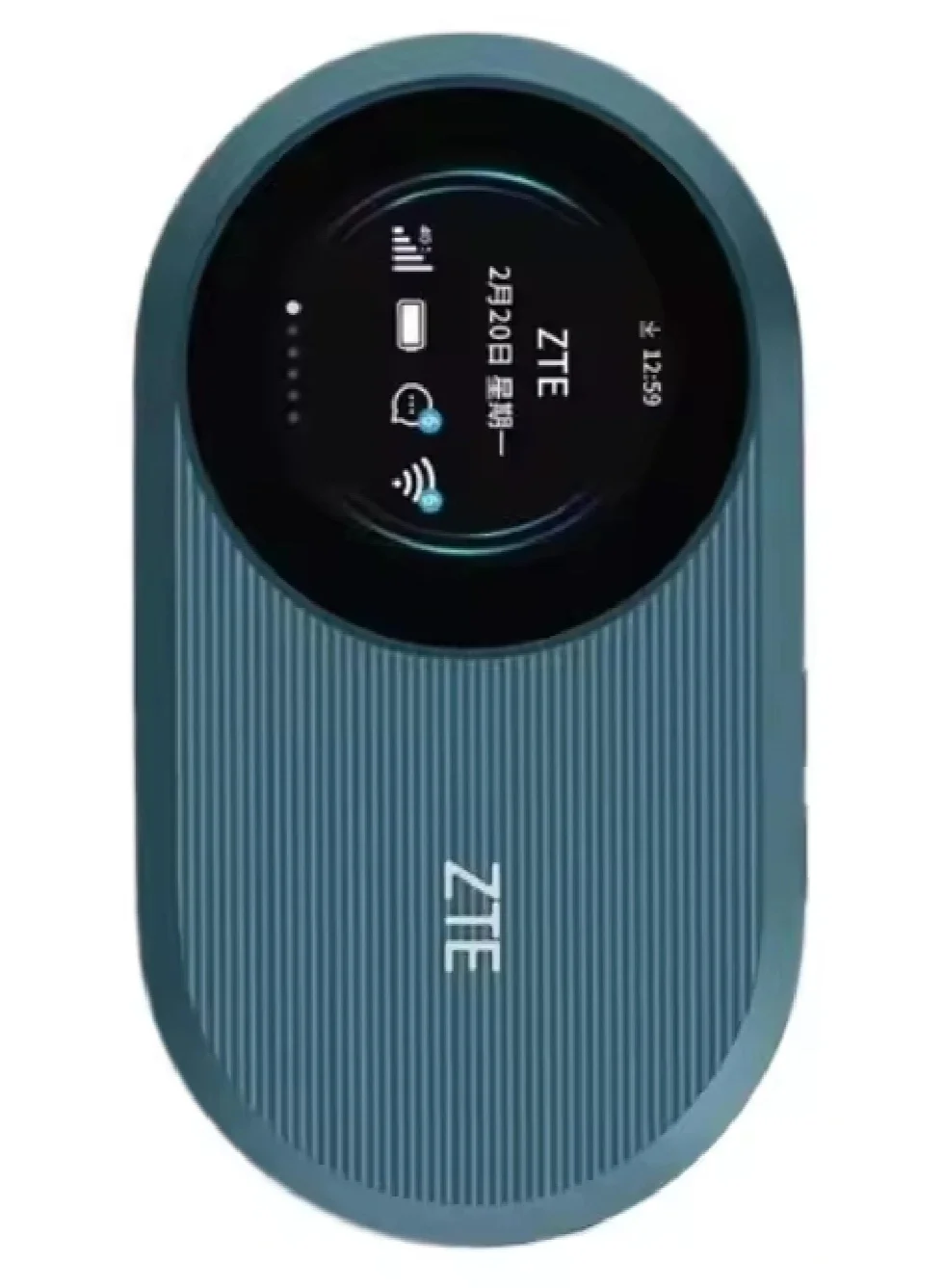 Premium Wireless Mobile Wi-Fi Router Pro 4G LTE Portable Hotspot with Type-C Port and SIM Card Slot (Blue, 3000mAh) gefre
