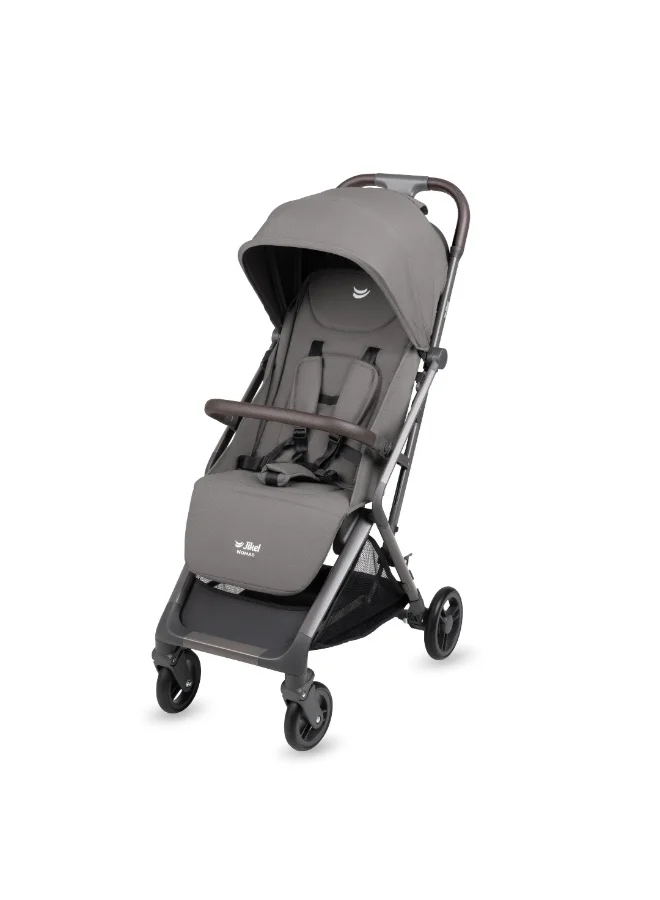 Jikel Nomad AutoFold Lightweight Travel Stroller (Graphite Grey, Compact Foldable Design) 4m46a