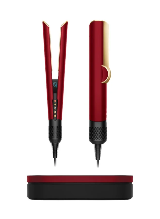 High-Speed Ionic Professional Hair Straightener with Advanced Airflow Technology (Red Velvet, 1 Unit) 7pts7