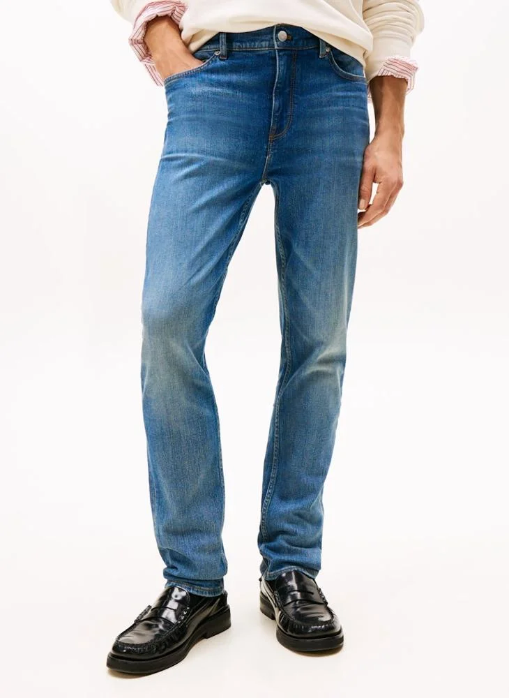 Premium Straight Fit Denim Jeans for Men (Classic Blue, 32W x 32L) bwdfr