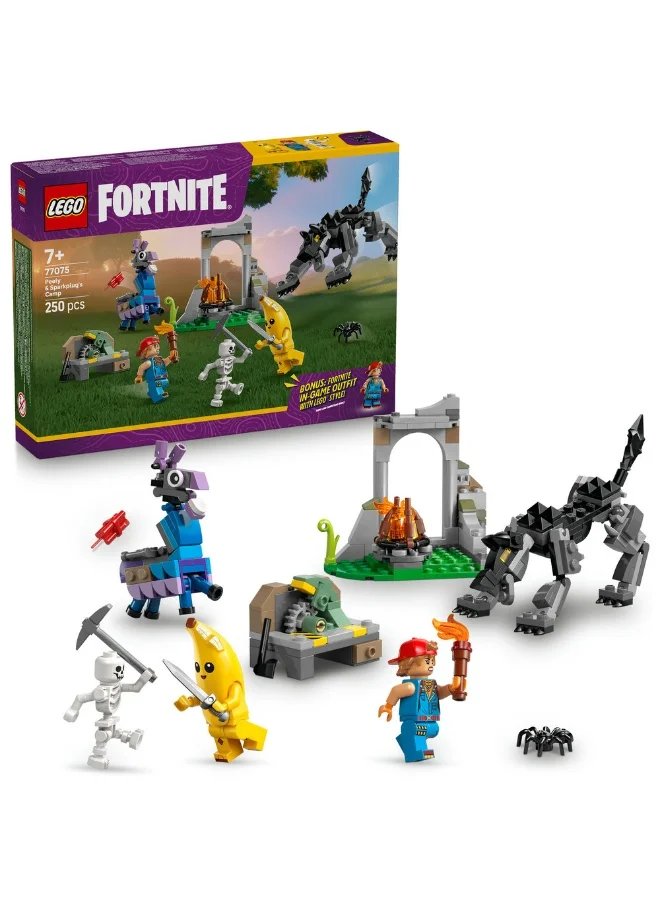 Building Blocks Gaming Construction Set Peely & Sparkplug Camp Theme (250 Pieces) j1qhs