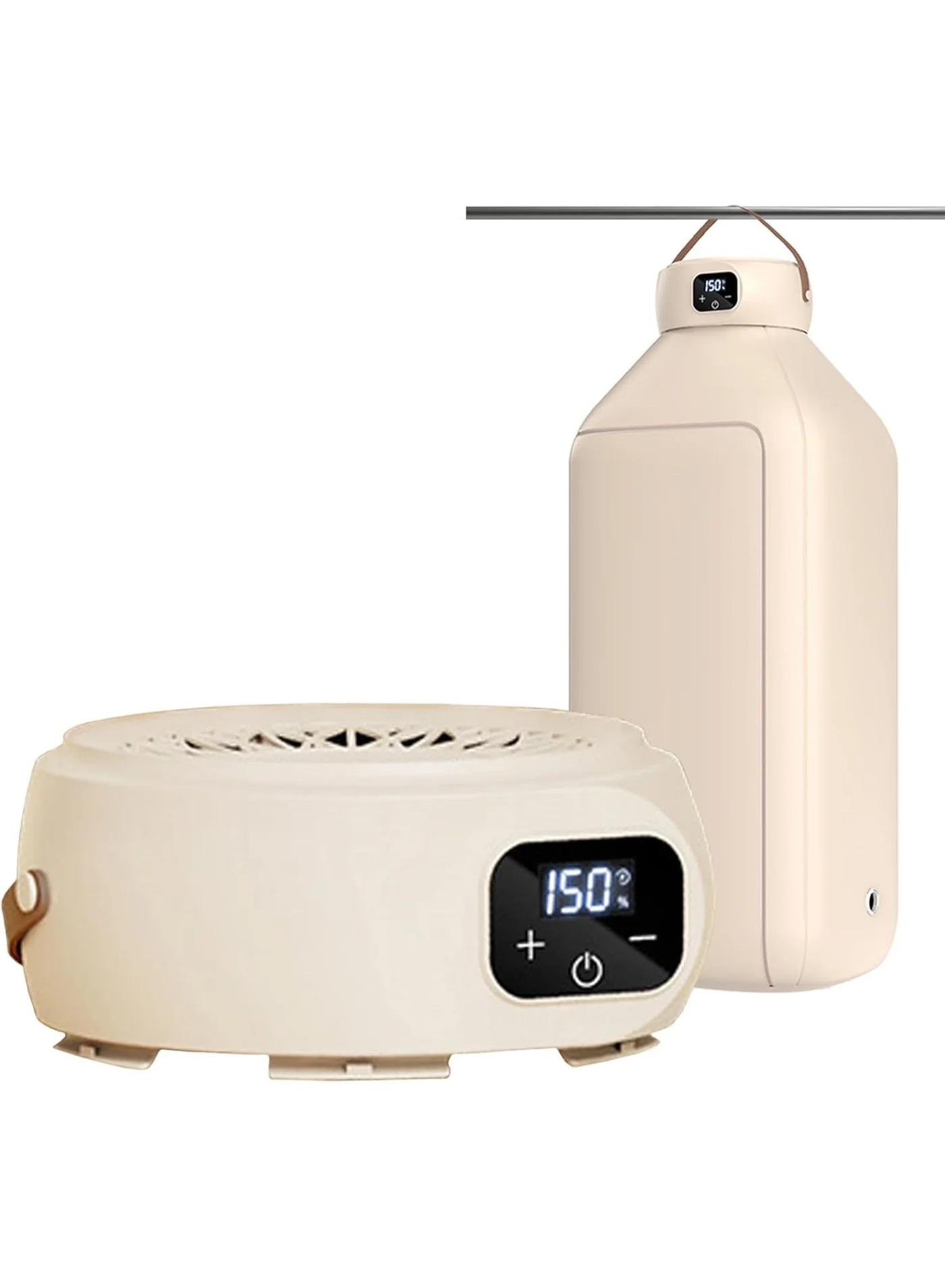 Kens Portable Clothes Dryer Compact Electric Fabric Care System for Garments Shoes and Towels (White, 1 Unit) y207p