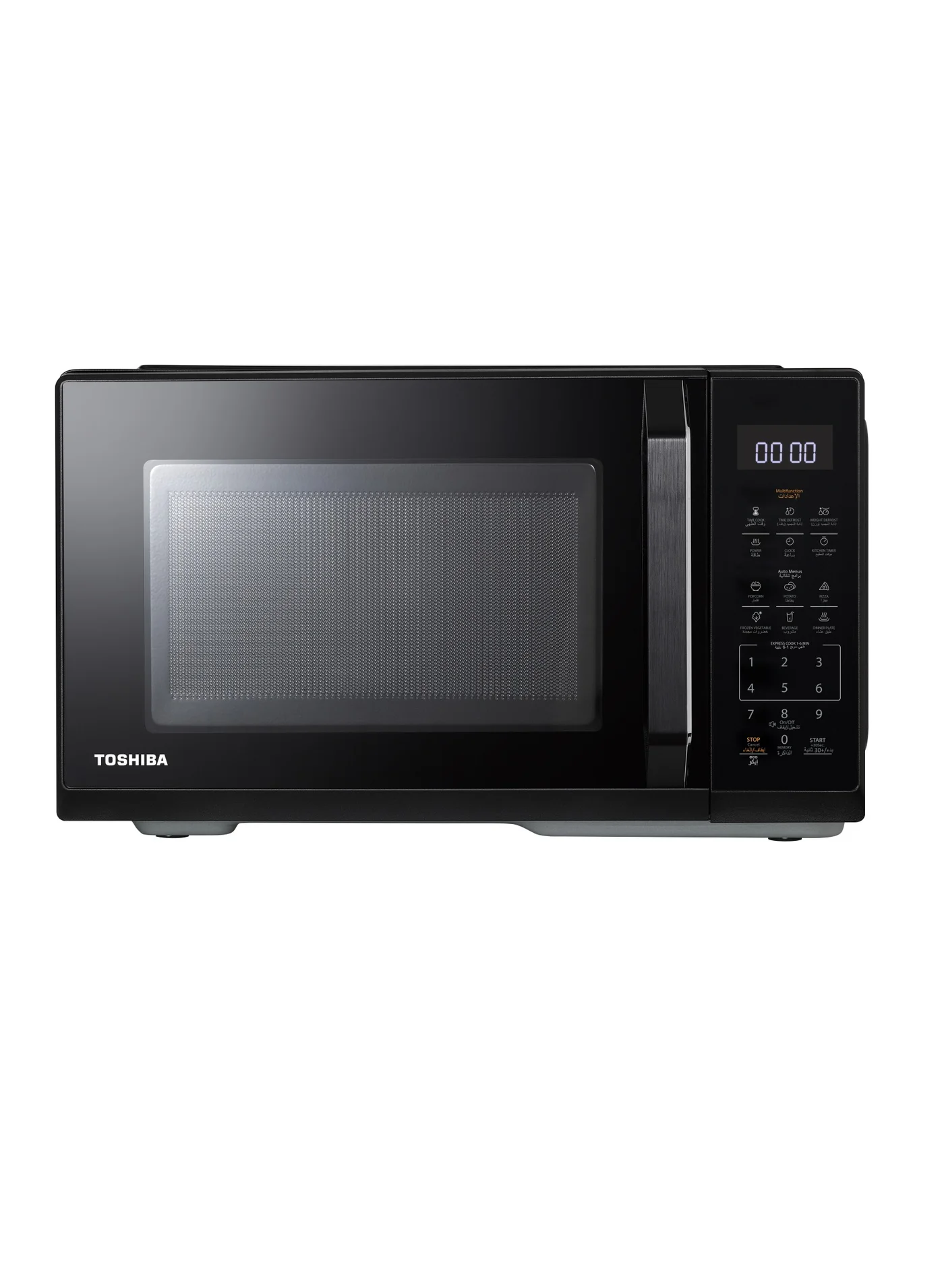 Premium Digital Microwave Oven 900W with Defrost Function (Black, 30L) p8v2z