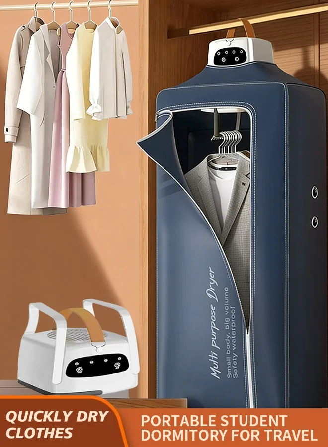 APEX Portable Laundry Dryer Machine, Compact Electric Clothes Dryer with Drying Bag, 2-Gear Adjustable Settings for Home and Travel (1 Unit) zvhne