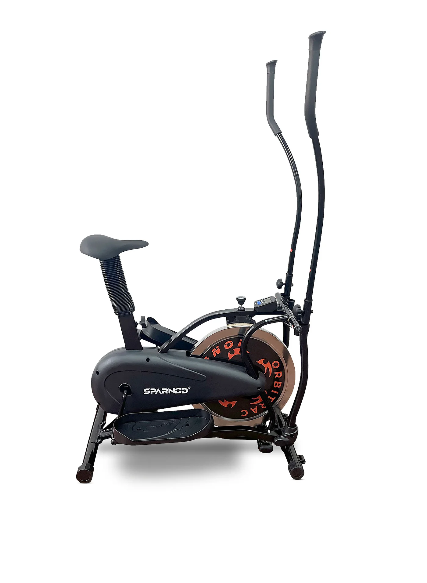 Sparnod Fitness Elliptical Cross Trainer Machine with 7kg Flywheel and LCD Display (120kg Capacity) exx3a