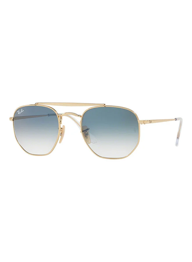 Premium Hexagon Sunglasses for Women UV Protection Metal Frame (Gold, 54 mm) fibf3