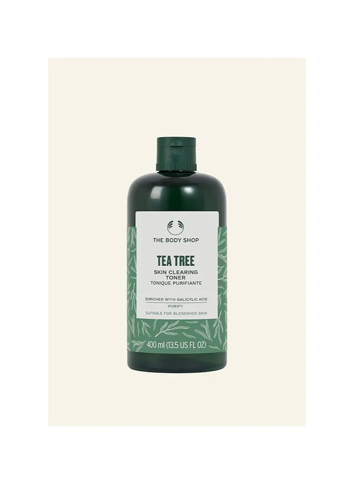 Tea Tree Skin Clearing Toner with Salicylic Acid for Blemish-Prone and Oily Skin (400 mL) kjqhn