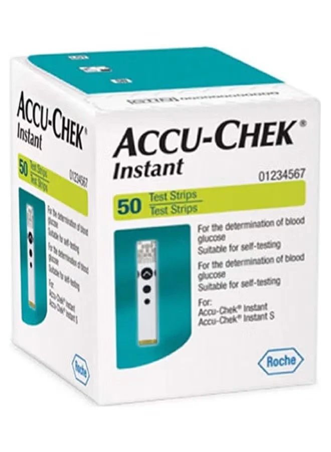 Blood Glucose Monitoring Test Strips (50 Count) - Compatible with Instant Testing Systems hcg66