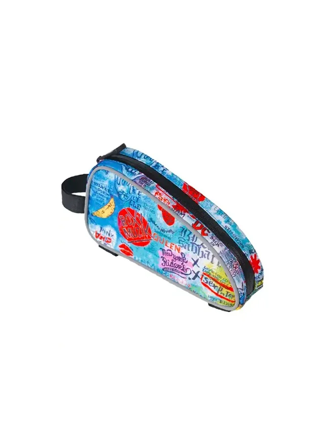 CyCology Rock N Roll Top Tube Bag Premium Cycling Storage Accessory (Black, 1.5 L) pd4cf
