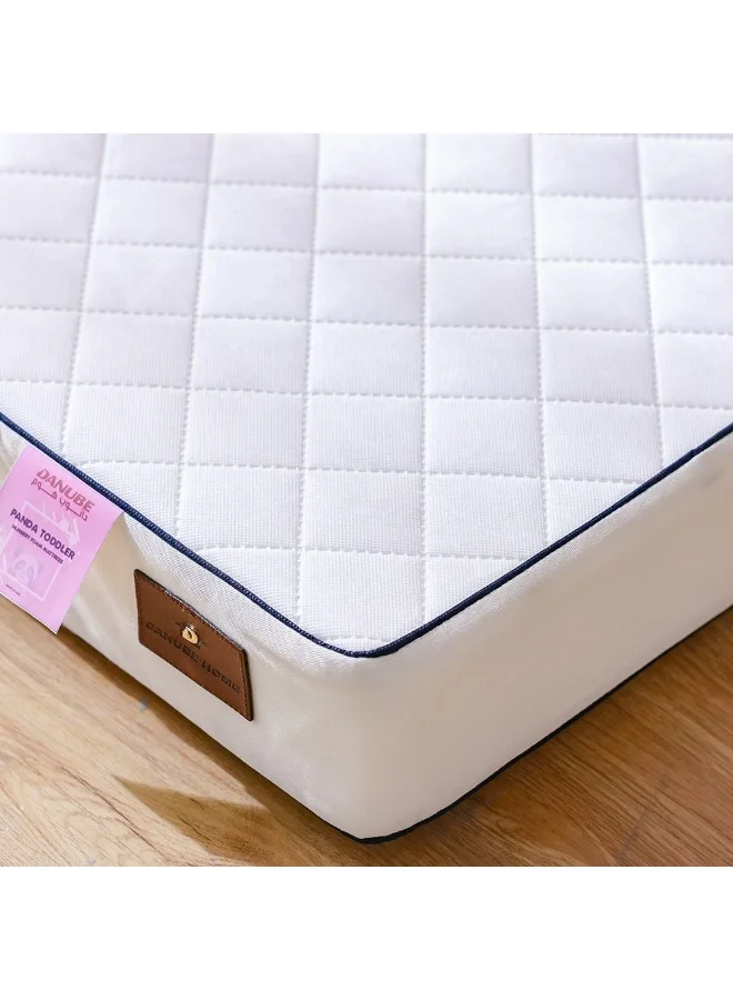 Danube Home Toddler Nursery Foam Mattress (130x70x10 cm) Premium Supportive Crib Bedding for Kids m3xlo