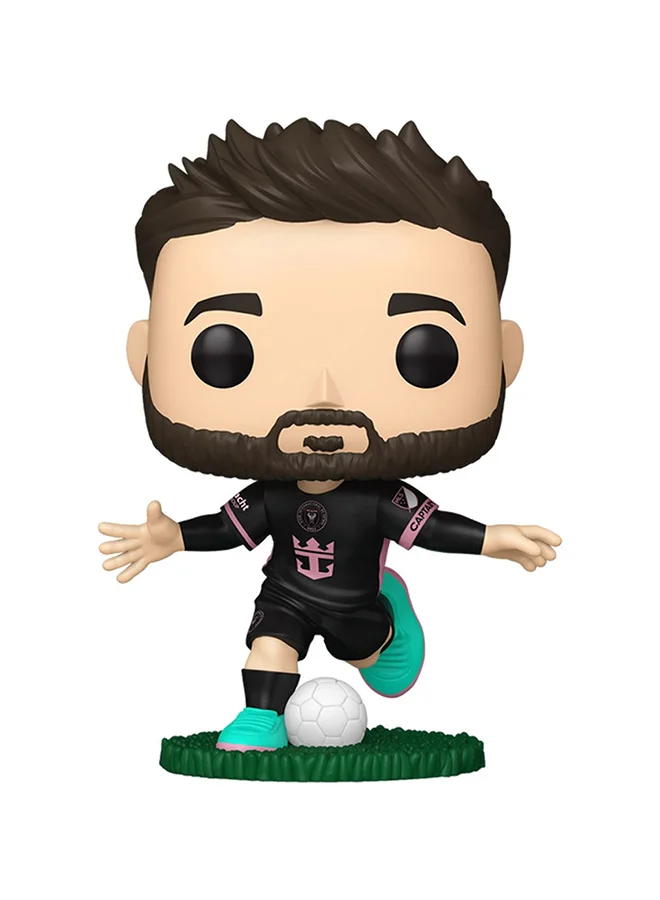 Premium Football Player Collectible Vinyl Figure - Inter Miami Away Kit Edition - Detailed Sports Model for Fans and Display (9 cm) w685q