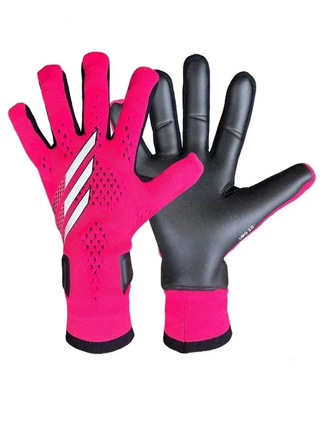 Sport Professional Fingersave Goalkeeper Gloves High-Grip Training Gear for Football (Adult, Size 9) vhs1l