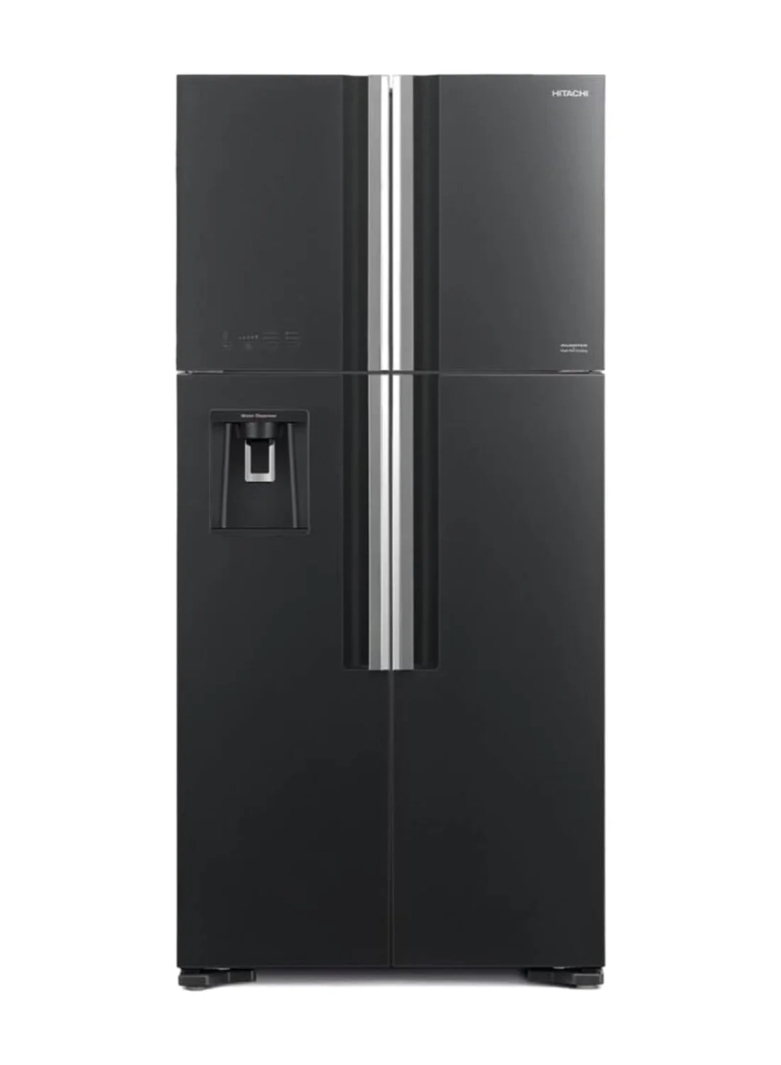 Premium Side By Side 4 Door Refrigerator with Dual Fan Cooling and No Frost Technology (Glass Grey, 540 L) r9l3g