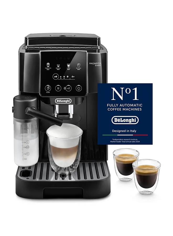 Premium Fully Automatic Bean to Cup Coffee Machine with Integrated Grinder and Milk Frother (Black, 1.8 L) igkfv