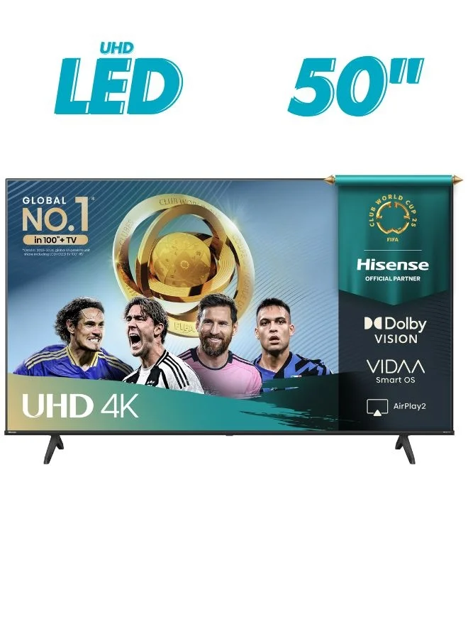 Premium 50-Inch 4K UHD Smart LED TV with Dolby Vision & Game Mode Plus (Black, 127 cm) baqm4