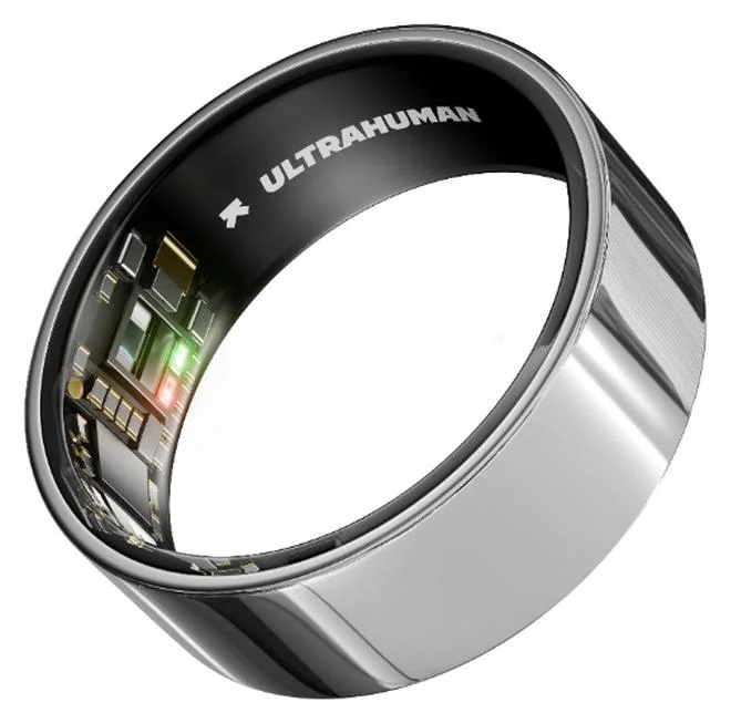 Premium Smart Health Tracking Ring - Advanced Sleep, HRV & Temperature Monitoring, Waterproof Fitness Wearable (Size 8) h8z4j