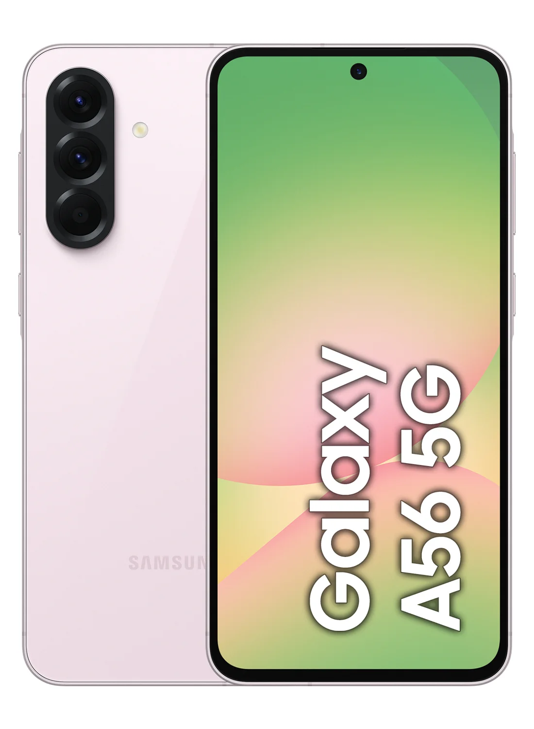 Ultra-HD A56 5G Smartphone (Pink, 8GB RAM, 256GB Storage, 6.7-inch Display, Dual SIM, Middle East Version) stoyh