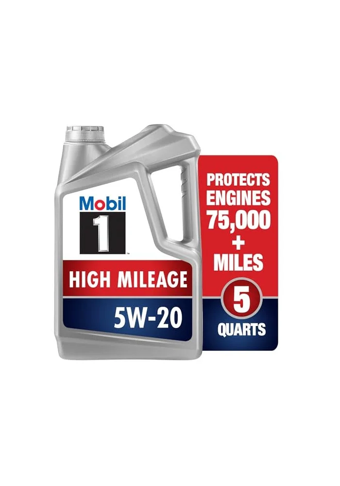 Premium Full Synthetic Motor Oil 5W20 High Mileage Engine Lubricant (4.73 L) d48is