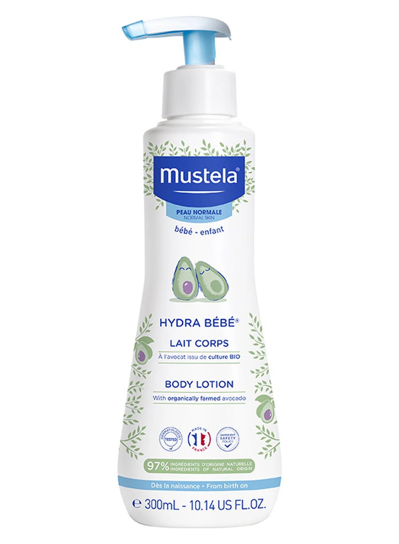 Mustela Hydra Baby Body Lotion with Avocado for Normal Skin (300 mL) wt1im
