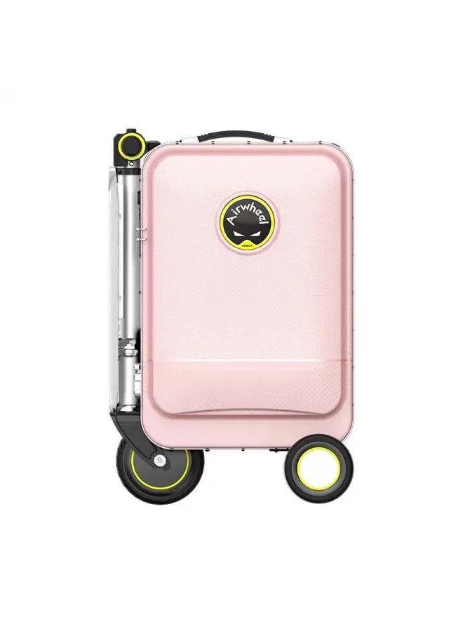 Premium Electric Rideable Scooter Suitcase (Pink, 26L) b4haq