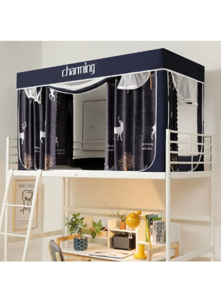 Arabest Bed Canopy Privacy Curtain for Single Bed, Blackout Shading Cloth for Student Dormitory (190cm x 90cm) t5p0v