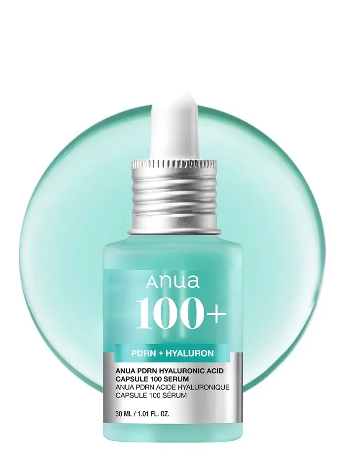 Anua PDRN Hyaluronic Acid Capsule 100 Serum Premium Hydrating Facial Treatment (30 mL) g8u70