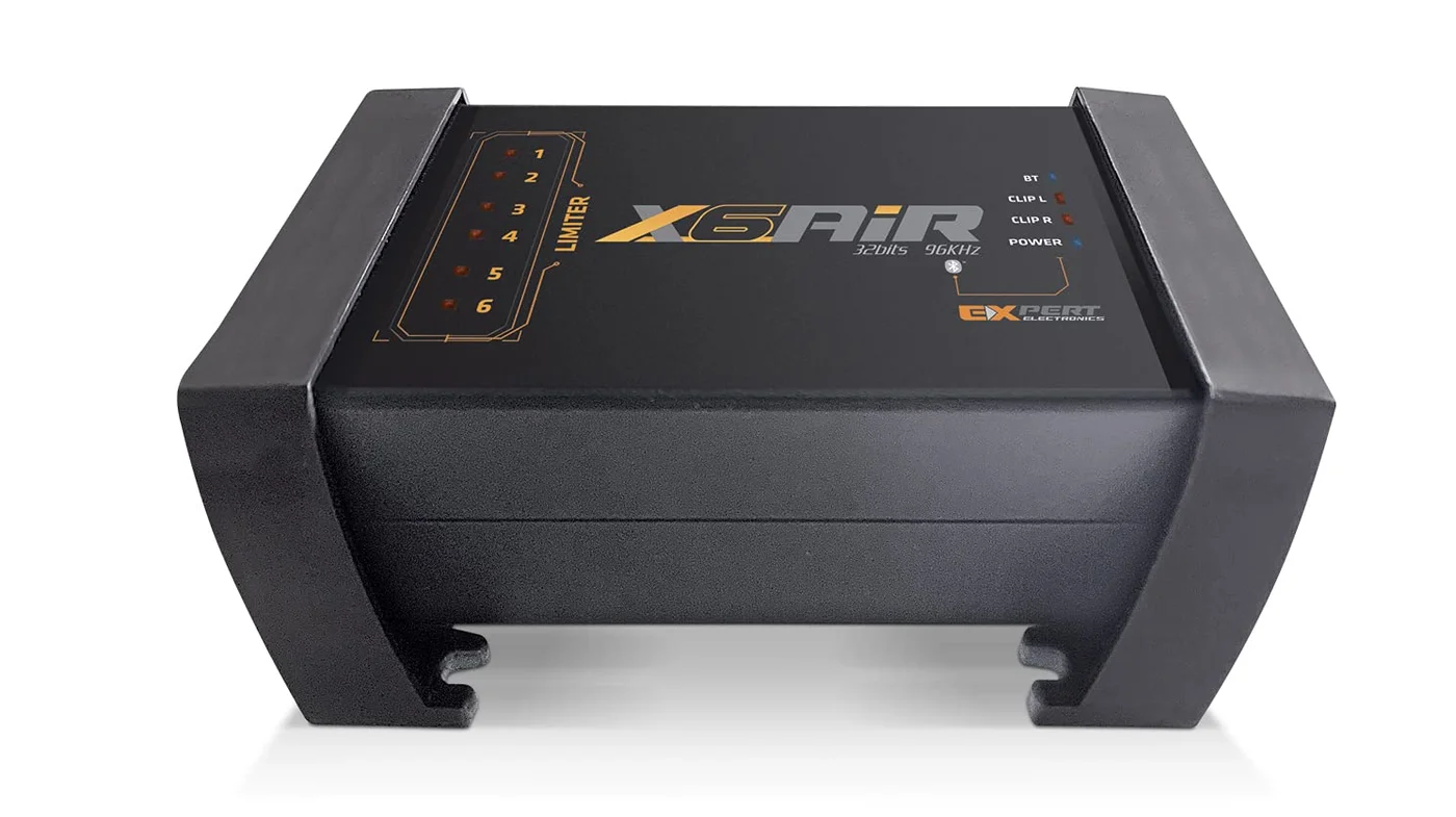 Expert X6AIR 6 Channel Car Audio Processor Digital Signal Processor with Bluetooth Mobile App Control (1 Unit) 6wnxv