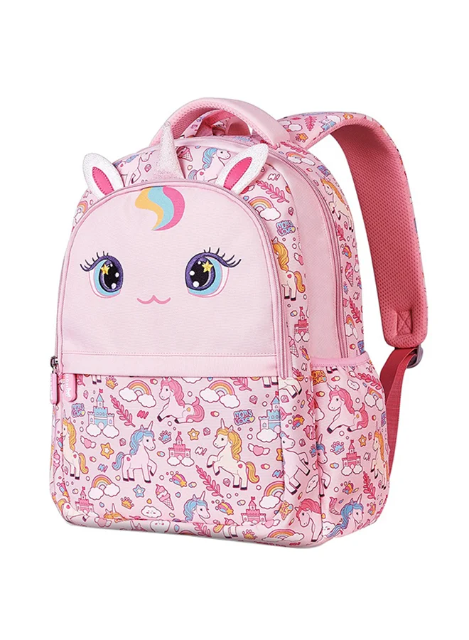 Nohoo Kids School Backpack Unicorn Design (Pink, 16 Inch) Premium Lightweight School Bag for Girls 9gkma