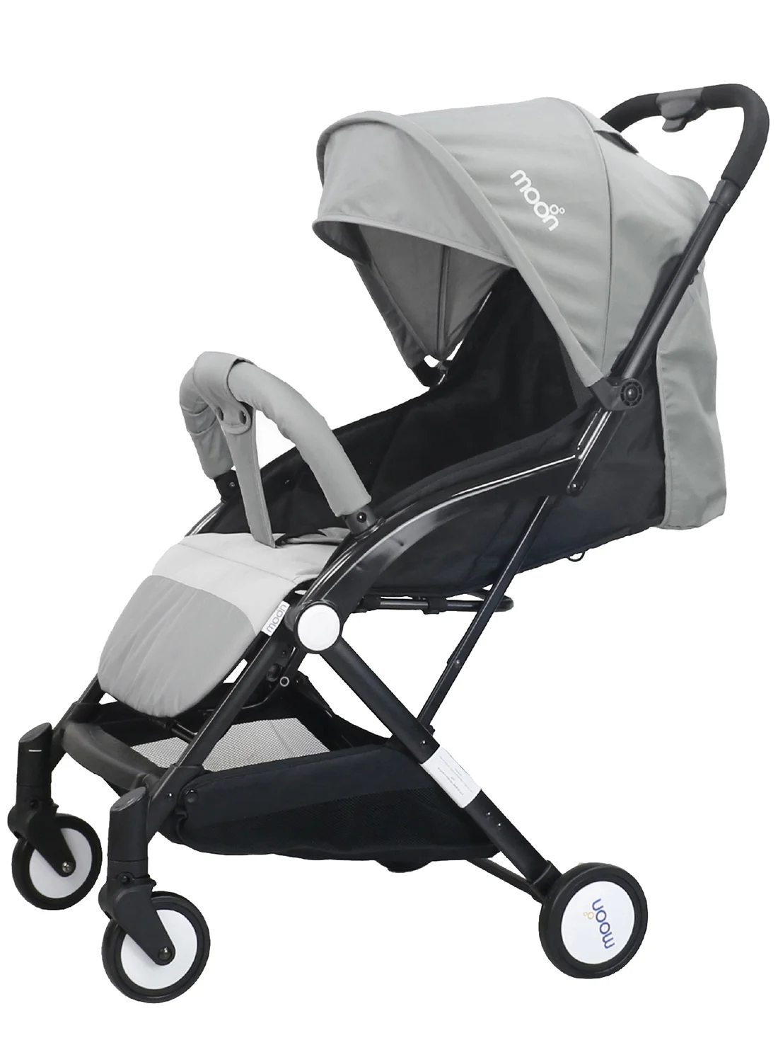 Moon Compact Stroller Lightweight Cabin-Approved Travel Stroller (Cool Grey, 0-18kg) sf0cl