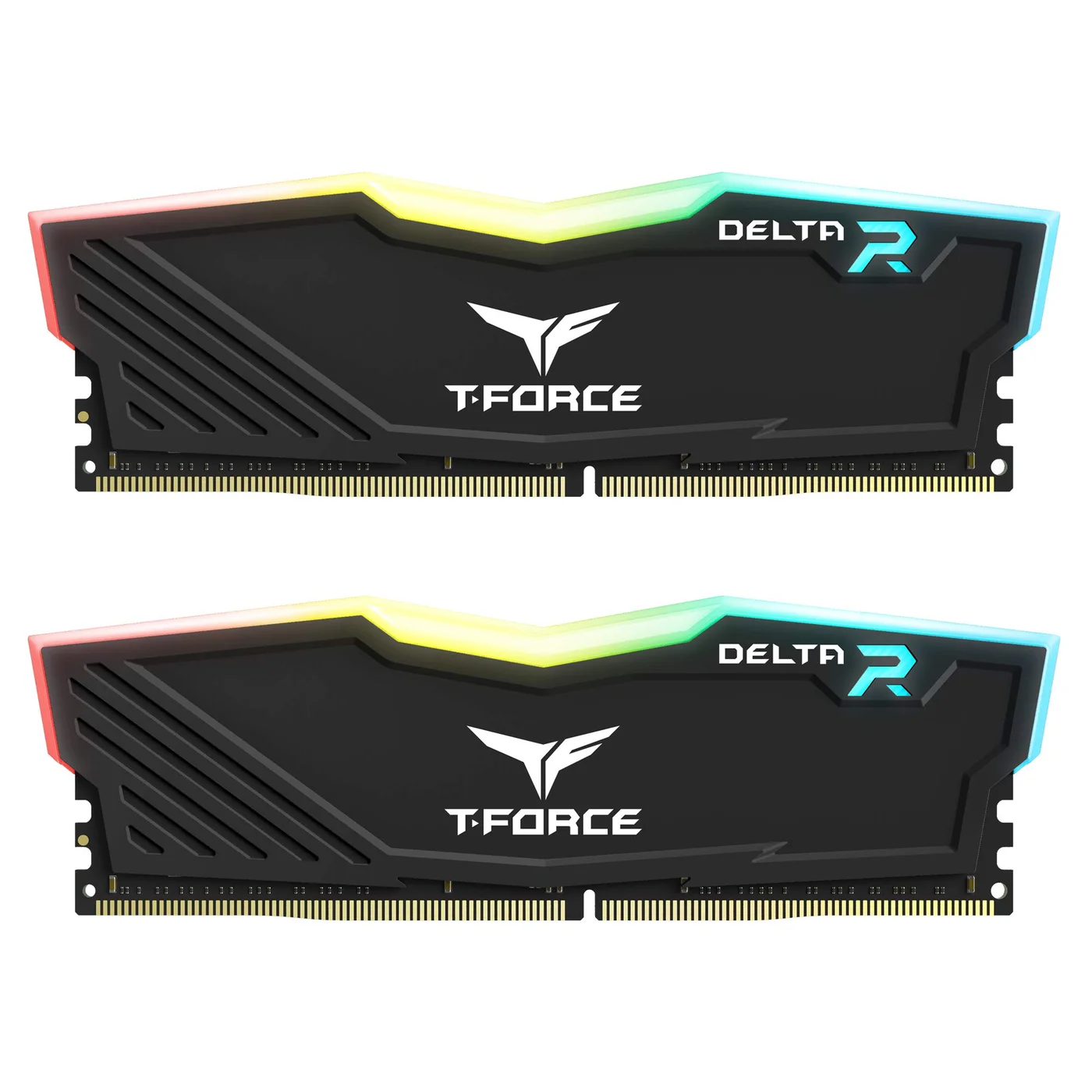 Premium Desktop Memory DDR4 16GB (2x8GB) 3200MHz RGB RAM Module (Black, 16GB) qsmaw