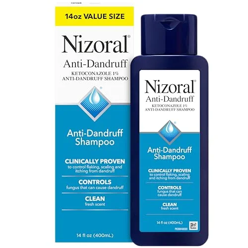 Premium Scalp Care Shampoo for Dandruff Control with Ketoconazole (Fresh Scent, 414 mL) 2muxy