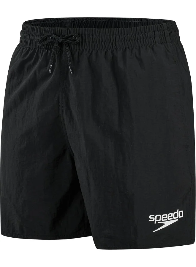 Premium Men's Quick-Dry Swim Shorts Athletic Watershorts (Black, 40 cm) fkwbc