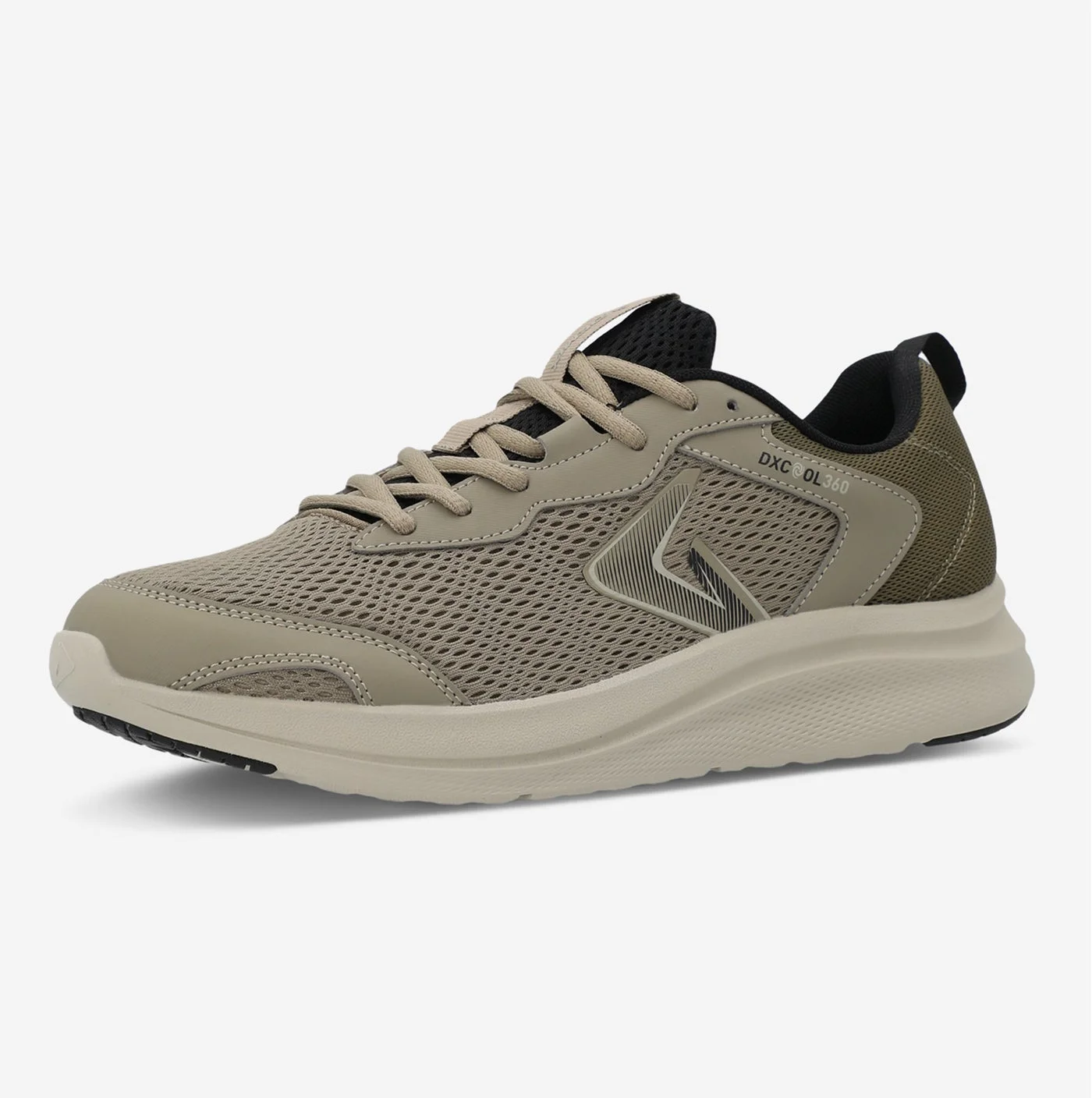 Premium Men's Lightweight Running Sneakers Breathable Athletic Sport Shoes with Durable Outsole and Comfortable Cushioning (Khaki, 42 EU) 9kofz
