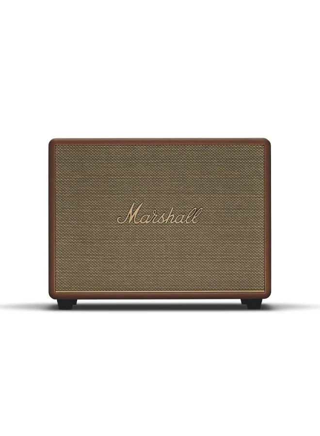 Premium Home Wireless Speaker 120W Bluetooth 5.2 Multi-Input Audio System (Brown, 1 Unit) wso0g