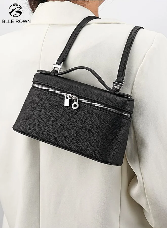 BLLE ROWN Crossbody Sling Bag for Women Premium Mini Shoulder Handbag for Daily Travel and Umrah (Solid, 20 cm x 15 cm) 0z45m