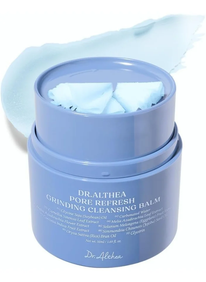 Dr.Althea Pore Refresh Grinding Cleansing Balm Premium Makeup Remover for Deep Pore Cleansing (50 g) fanzq