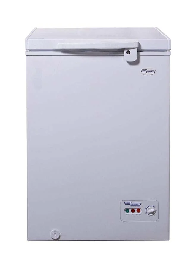 Super General Chest Freezer (150 L, White) Freestanding Premium Storage Unit 9swzt