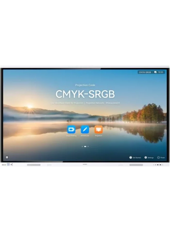 Smart Interactive Whiteboard 86-inch 4K UHD Touch Display Professional Digital Presentation Board (Black, 86 inch) 0ed7c