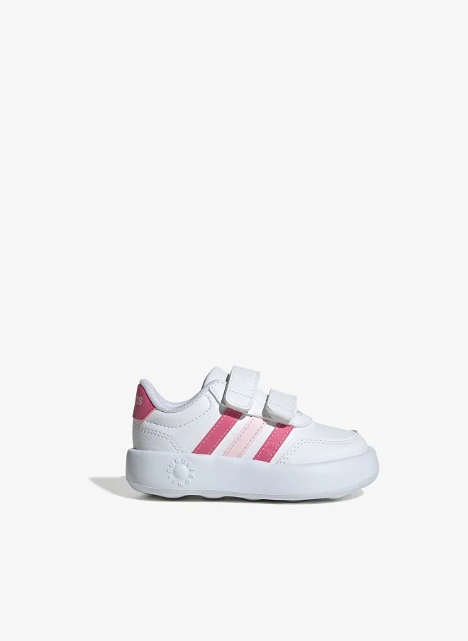 Sport Breaknet 3.0 Hook-and-Loop Casual Sneakers for Infants (White, 18 EU) y3ak1