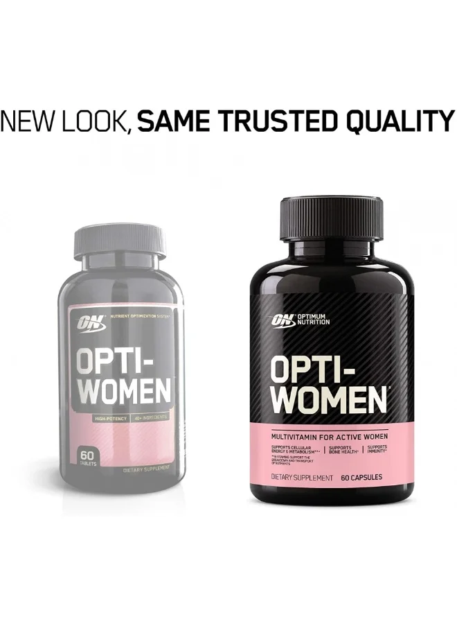 Optimum Nutrition Opti-Women Multivitamin Supplement for Women (60 Capsules) 1ktpp