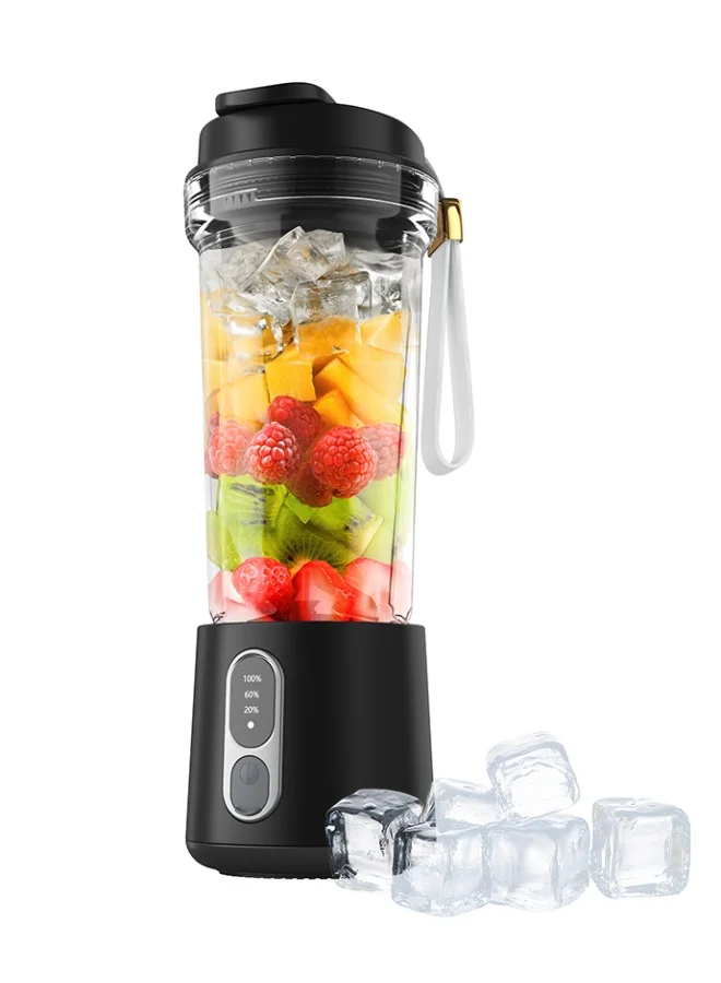 BASILKIT Portable Sports Blender Smoothie Maker with BPA-Free Container and Stainless Steel Blades (500 mL) bdnna