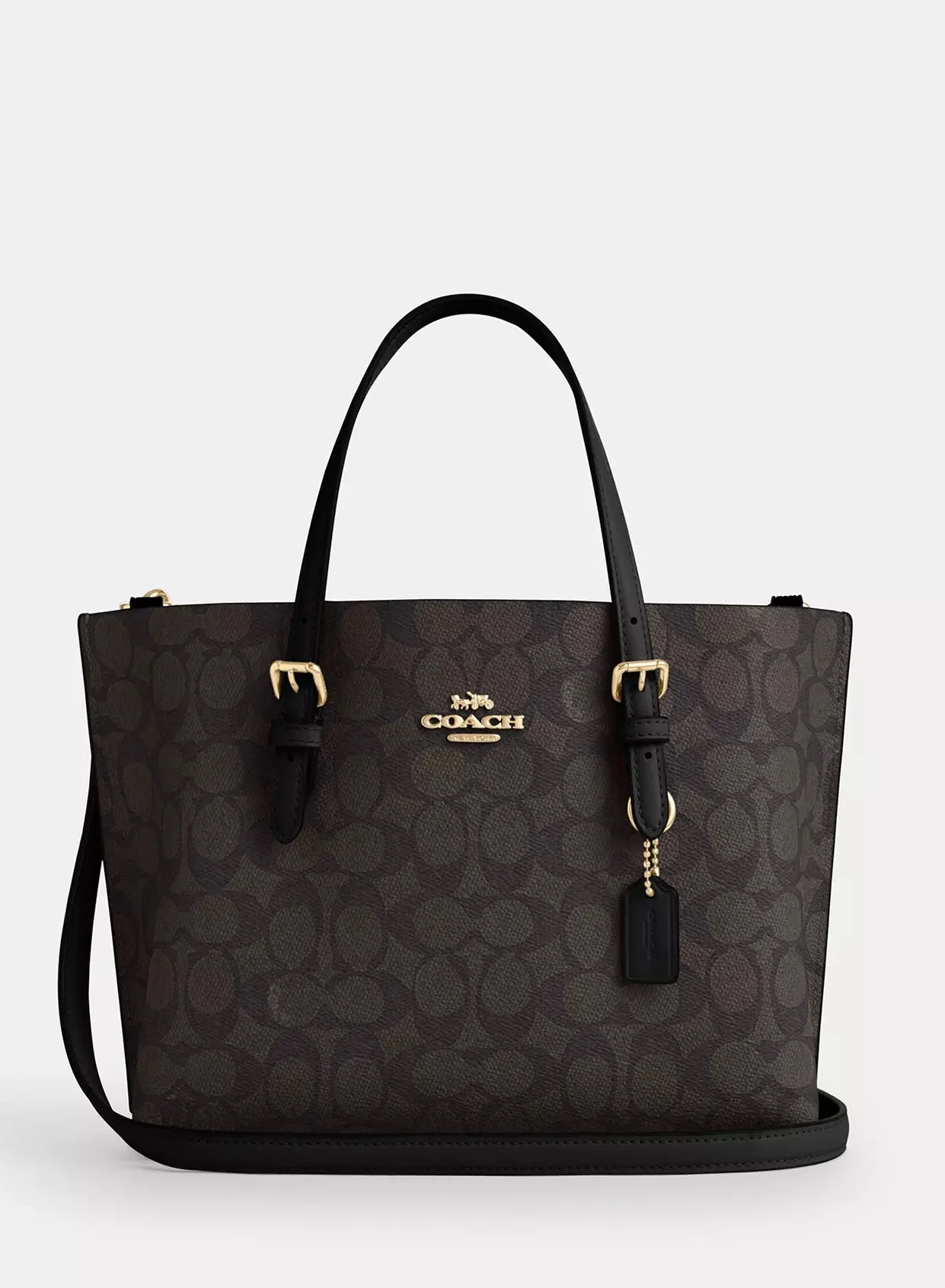 Premium Leather Shoulder Bag, Versatile Crossbody Tote for Women, Elegant Travel Handbag (Black, 25cm) 96s2h