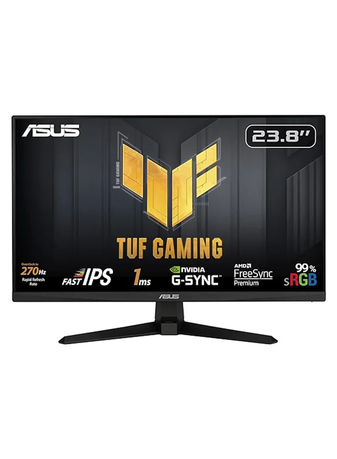 Premium 23.8-inch FHD Gaming Monitor Fast IPS 270Hz Display with 1ms Response Time (Black, 60.45 cm) eg4vz