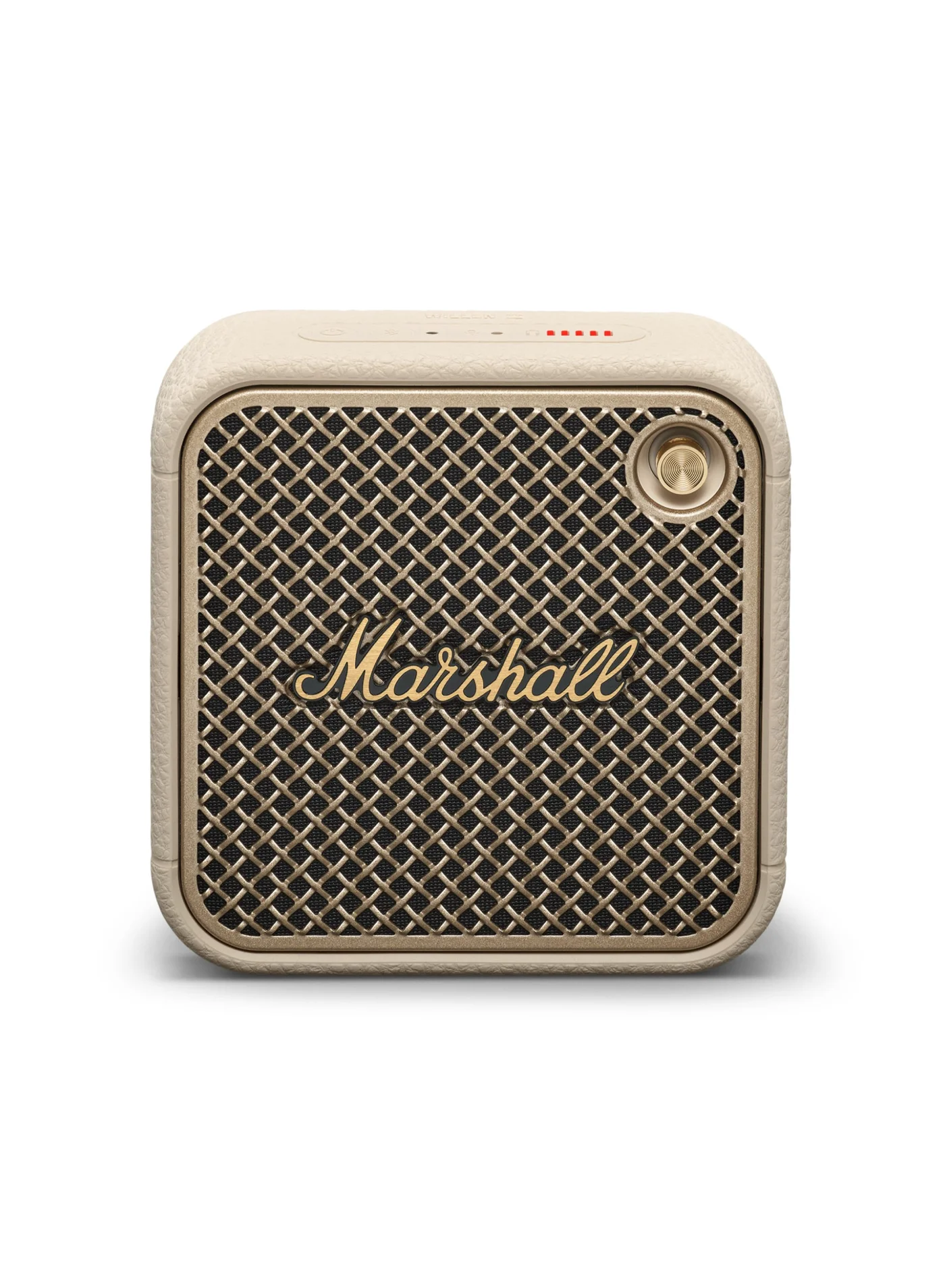 Premium Portable Wireless Bluetooth Speaker Compact Waterproof Audio Device (Cream) topam