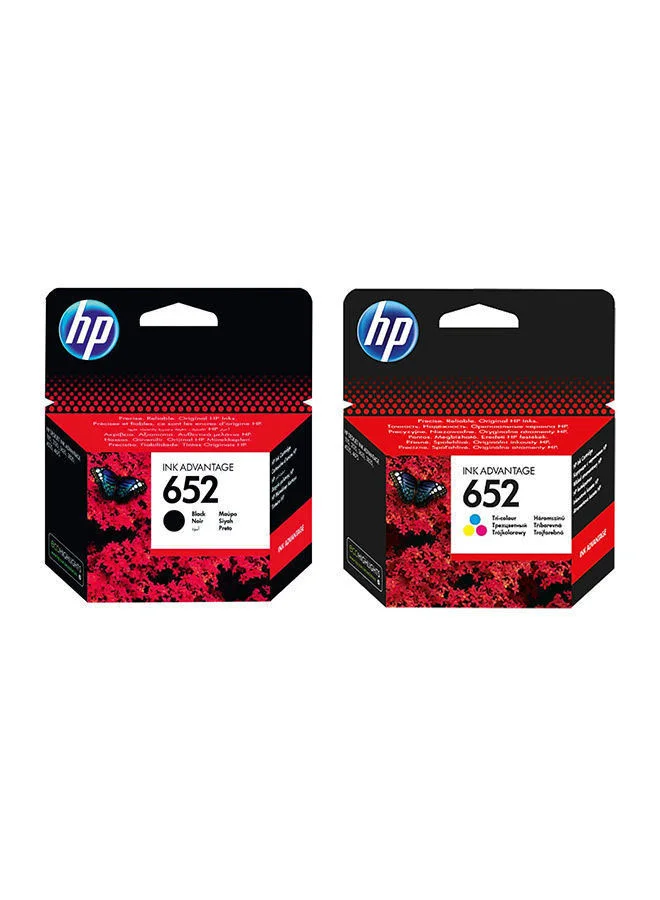 Premium Ink Cartridge Combo Set for Printers (Black and Tri-Color, 2-Pack) 5ubt6